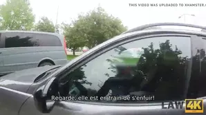 Girl is filming the most passionate