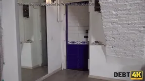 A cute girl bought an item and had sex