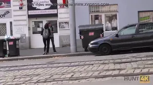 Praga got her wet pussy crushed by a