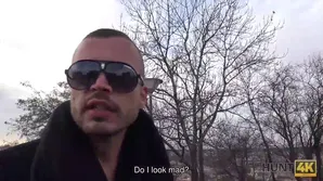 Bald guy forced sexy girl to make love