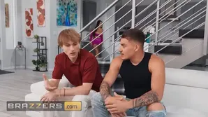 The girl was fucked in her mouth by a