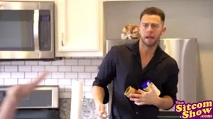 Two girlfriends share thick friend's