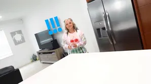 A man has secret fun with his stepmom in