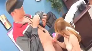 The red haired whore Marie McGray fucks