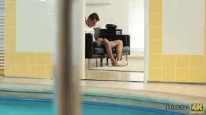 Old EU guy fucked gorgeous young slut