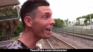 Playful teenMilas gets banged hard by