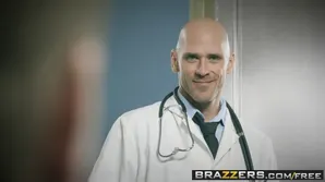 Busty doctor fucks Reagan Foxx's husband