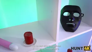 The man watched as the cute woman played