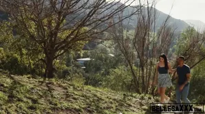 Passionate kiss with the magnificent