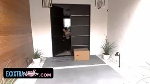 A skinny chick is getting fucked on a