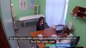 Beautiful Billie Star is being examined