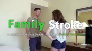 A tiny step sister is getting banged in