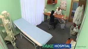 A hot gorgeous MILF is getting examined
