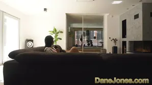 The beautiful woman pleased her new