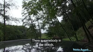 Russian camwhore got banged outdoors to