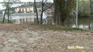 Girls pee in public when they can't hold