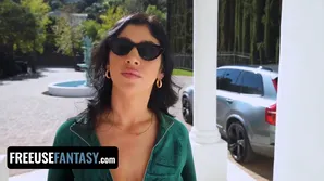 Submissive stepdaughter Maya Taboo gets