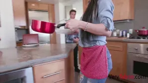 Hot brunette with big tits and juicy ass