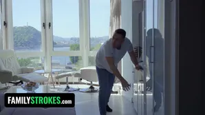 Sexy teen gets fucked by her stepdaddies