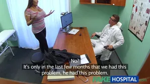 Hungarian doctor's check up for stunning