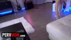 The husband wants to fuck his busty step