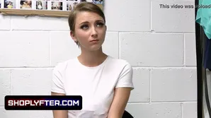 A young thief tried to take some stuff