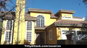 Skinny teen with small tits gets her wet