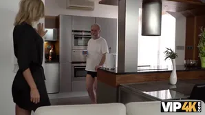 A young lady is getting fucked by her